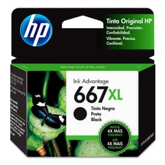 HP - TINTA 3YM81AL (667XL) BLACK (DJ 2775 / 4175)