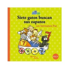 GENERICO - Libro Infantil Siete Gatos Buscan sus ZapatosOcho Tigres Comen Bizcocho