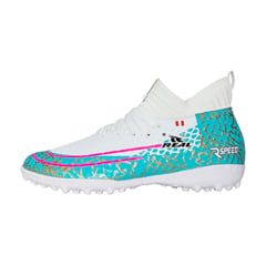 REAL - BOTINES SPEED 2022 IMPORT 06 BLANCO / VERDE FUCSIA