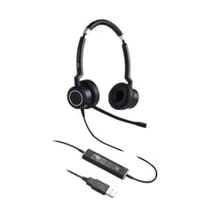 VT - Auricular Biaural VTX120 ENC con cable USB