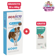 BRAVECTO - 20-40 ANTIPULGAS