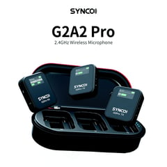 SYNCO - G2A2 PRO Micrófono inalámbrico compacto y versatil