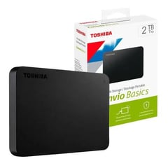 TOSHIBA - Disco externo Canvio Basics 2TB, USB 3.0