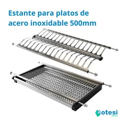 GENERICO - Escurridor de platos y tazas para muebles de cocina de 50 cm