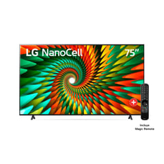 Televisor Nanocell 75 Uhd 4k Thinq Ai 75nano77sra -negro