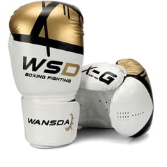 IMPORTADO - Guantes de Box 12 Onzas WSD Blanco