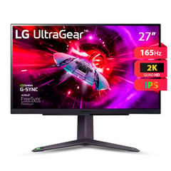 LG - Monitor Gamer 27 27GR75Q IPS Gaming UltraGear 165Hz 2K Plano