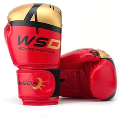 GENERICO - Guantes de Box 12 Onzas WSD Rojo