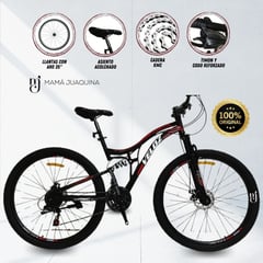 VELOX - Bicicleta Deportiva Aro 26 «ASCENT» Red