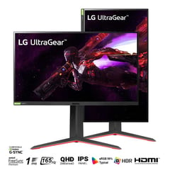 LG - Monitor IPS 27" Gaming UltraGeaR 165 Hz 27GR75Q-B LG 1ms NVIDIA G-Sync