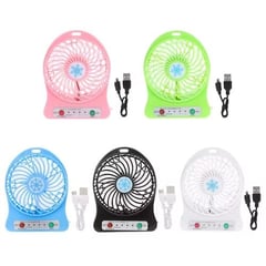 OEM - Mini ventilador con Linterna Recargable colores variados