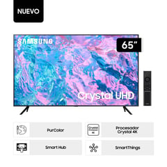 SAMSUNG - Televisor Smart TV 65 UHD 4K UN65CU7000GXPE