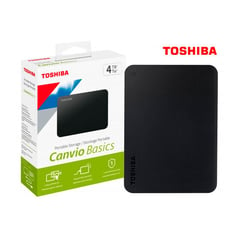 TOSHIBA - DISCO EXTERNO 4TB CANVIO BASICS USB 3.0 BLACK