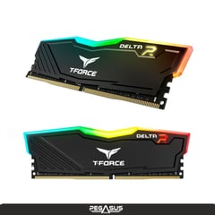 TEAMGROUP - MEMORIA T-FORCE DELTA RGB, 8GB, DDR4 3200 MHZ, CL-16 BLACK