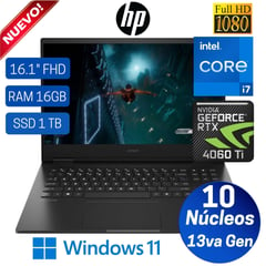 Laptop Omen GAMING 16-wd0000la 16.1” FHD, Core i7-13620H, Ram 16GB, SSD 1 TB, Rtx 4060, Win 11