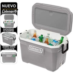 COLEMAN - Cooler Portatil de 80 Latas 3000006572 Gris