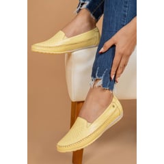 VIALE - Zapato Mocasín Casual DK-2402 Maracuya Cuero