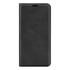 GENERICO - Funda para Motorola Moto G23 Flip Cover Negro Antishock Resistente