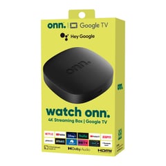 Dispositivo de Streaming Onn TV 4K Chromecast Integrado