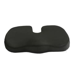 CARJOLLITY - Cojín asiento ergonómico lumbar auto silla de oficina negro