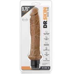 BLUSH - Dildo Vibrador Hiperrealista Dr Skin 24.7 cm x Ø 4cm Multi-Velocidad