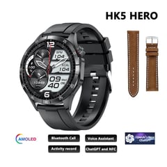 GENERICO - Smartwatch HK5 Hero GPS Chat GPT con doble correa