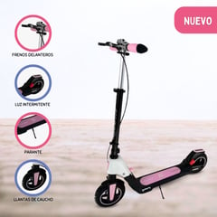 OXIEPRO - Scooter Lineal de Aluminio «VENOM» Pink