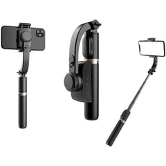 GENERICO - Estabilizador de Cardan para Cámara para Celular Q08 Gimbal - Negro