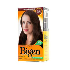 BIGEN - 1 TINTE NATURAL PARA CABELLO CASTAÑO MEDIO #46