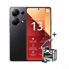 REDMI NOTE 13 PRO 8GB RAM 256GB ROM MIDNIGHT BLACK + AUDIFONO M25