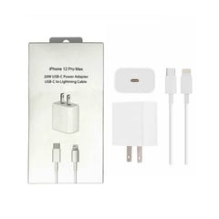 APPLE - Cargador Compatible Para Iphone 20W - Blanco