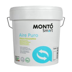 MONTO - Pintura Fotocatalitica Smart Aire Puro Blanco - 4 Lt - Blanco