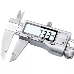 GENERICO - Calibrador Digital Vernier Metalico 150mm Resistente Acero Caliper