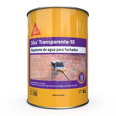 SIKA - Protector y repelente de agua para fachadas Transparente 10 4L