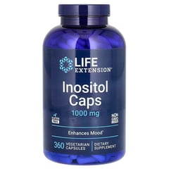 Suplemento Life Extension Inositol 1000Mg x 360 Cápsulas