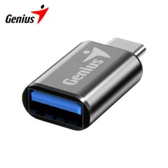 GENIUS - ACC-C2A Plata Adaptador USB-C a USB-A 3.0 Velocidad 5 Gbps