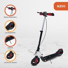 OXIEPRO - Scooter Lineal de Aluminio «VENOM» Red