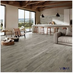 VIDAR - PISO LAMINADO GRAY NATURAL 8 MM - VENTA POR CAJA 1.90 M2