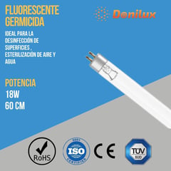 DONILUX - Fluorescente germicida 18w UV-C T8