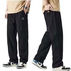 BELCHERCC5 - Straight-Leg Loose Men Trousers Street Retro Cargo Casual Pants