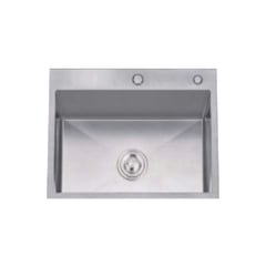 GENERICO - LAVADERO DE ACERO 1 POZA 60 X 45 R-INOX