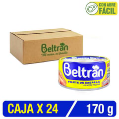 BELTRAN - Filete De Caballa En Aceite 170G Caja X 24 Uni