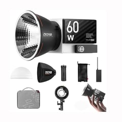 ZHIYUN - Molus G60 COMBO Luz de video COB de 60W Montaje Bowens