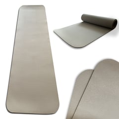 SUNSET BOARD - Mat de yoga o colchoneta para ejercicios gris de 7mm