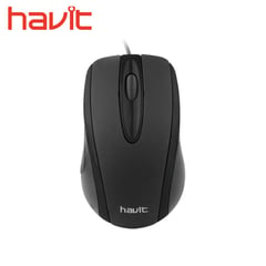 HAVIT - HV-MS753 Negro Mouse Alámbrico Óptico USB Plug and Play 1000 DPI