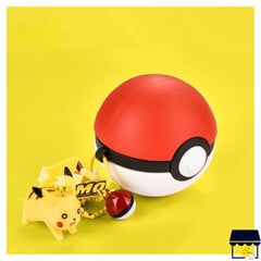 GENERICO - Case o funda de silicona para Galaxy Buds Series - Pokebola