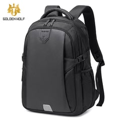 GOLDEN WOLF - Mochila B00433 Negro