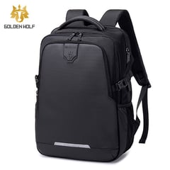 GOLDEN WOLF - Mochila GB00444 Negro