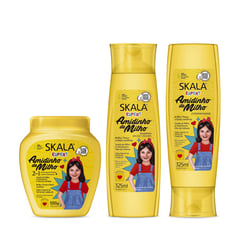 SKALA - Crema Shampoo Acondicionador Amidinho de Milho Expert 3 Uds Set