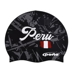 PORTO - GORRO PARA NATACIÓN DISEÑO PERU SILICONA POR-460-45